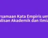 Persamaan Kata Empiris untuk Tulisan Akademik dan Ilmiah
