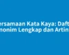 Persamaan Kata Kaya: Daftar Sinonim Lengkap dan Artinya