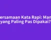 Persamaan Kata Rapi: Mana yang Paling Pas Dipakai?